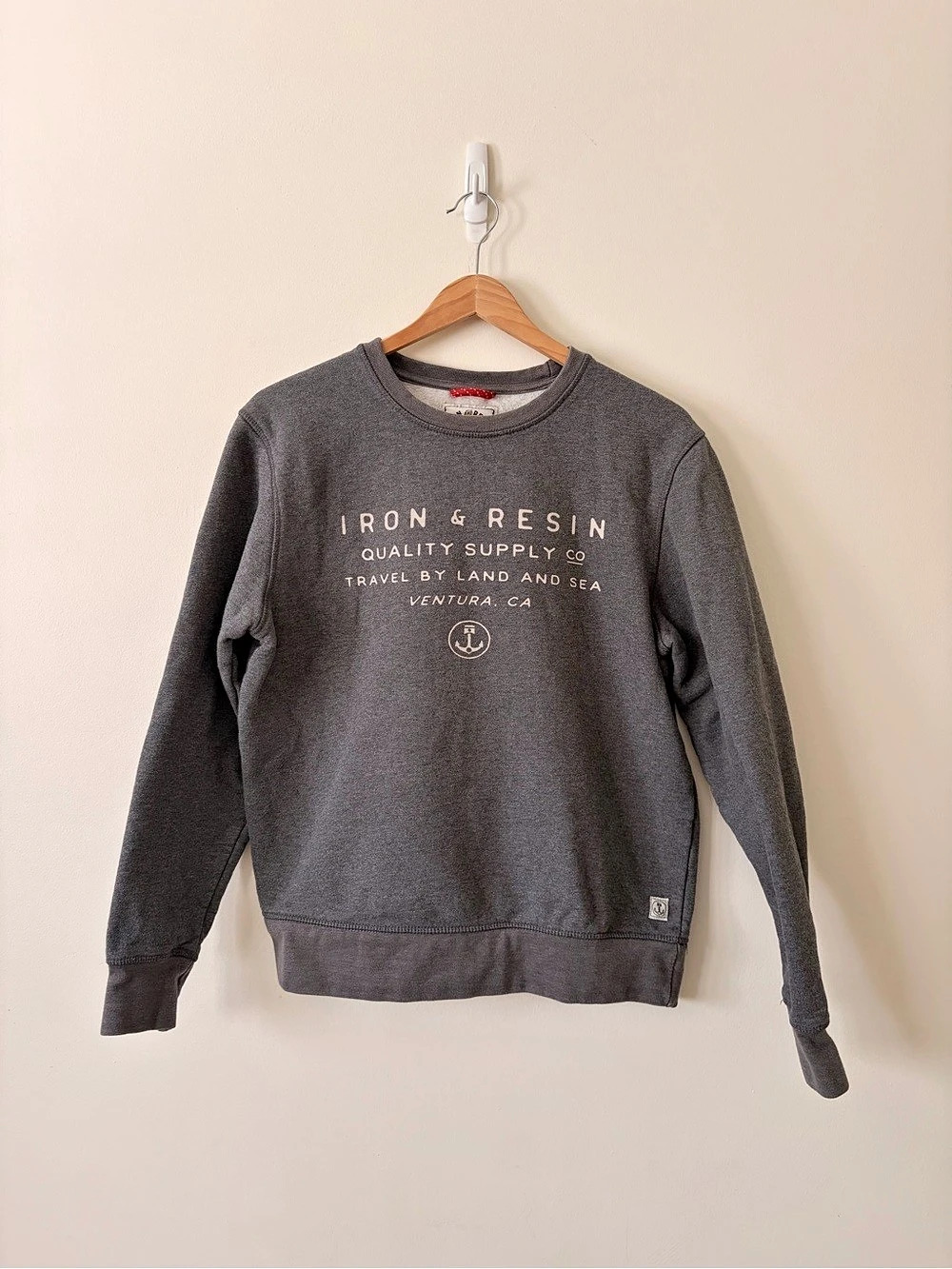 Iron & Resin Freedom Rider Graphic Sweatshirt Size Medium Like New
